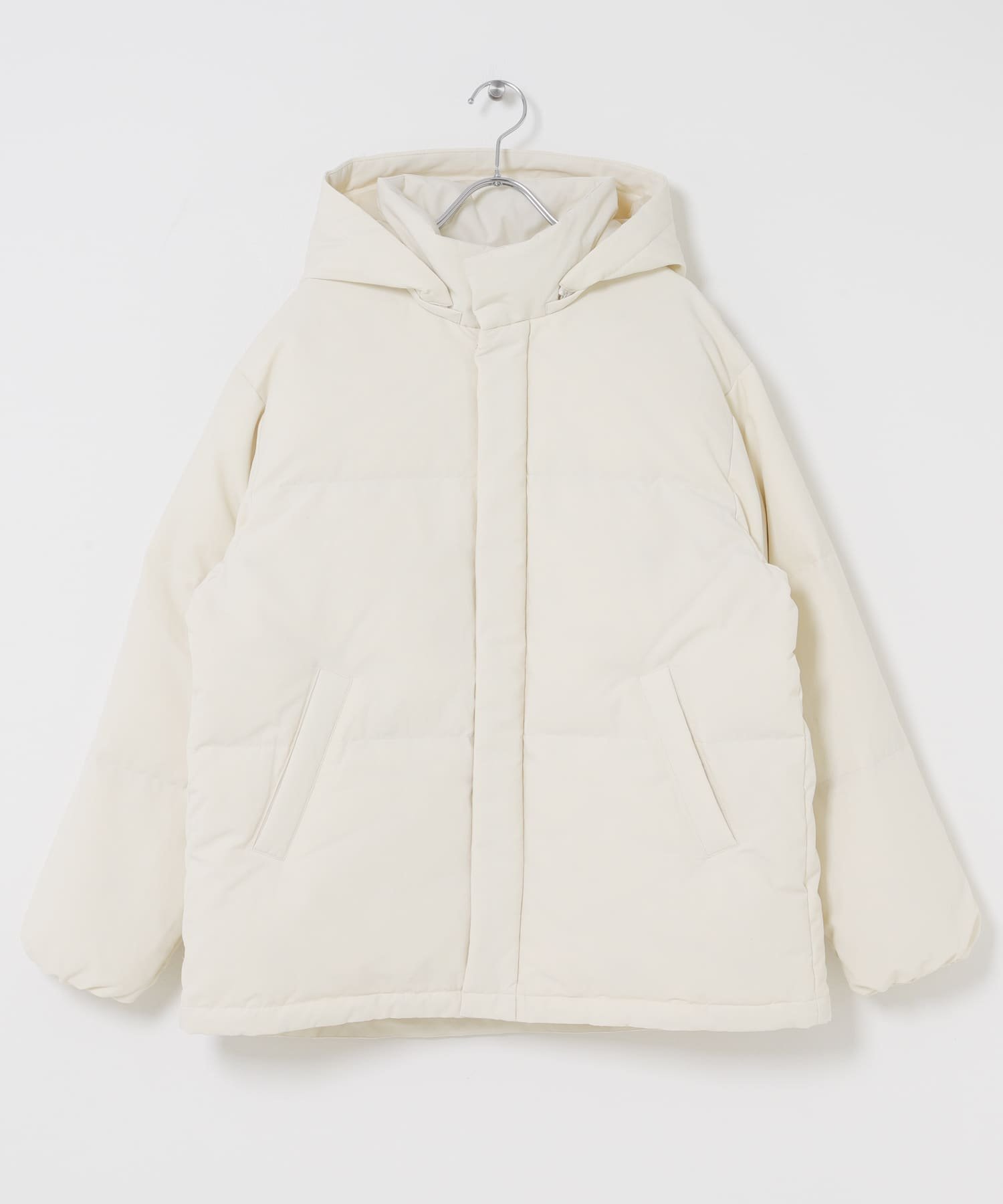 【アーバンリサーチ ドアーズ/URBAN RESEARCH DOORS】のミドルダウンジャケット インテリア・キッズ・メンズ・レディースファッション・服の通販 founy(ファニー) 　ファッション　Fashion　レディースファッション　Fashion for Women　アウター　Coat / Outerwear Collection　レディースジャケット・軽アウター　Jackets　ジップ　Zip, Zipper　スタイリッシュ　Stylish, Fashionable　スタンド　Stand Collar, Upright Stand　ダウン　Down, Puffer　ダブル　Double, Double-Breasted　フロント　Front, Front Design　防寒　Cold Protection, Winter-Ready　ミドル　Middle Length, Mid Height　冬　Winter / This Winter　A/W・秋冬　Autumn/Winter　エレガント 上品　Elegant　ビジネス 仕事 通勤　Business / Work / Commuting　2025年　2025　2025-2026秋冬・A/W　Autumn/Winter 2025–26 AW25–26　IVORY|ID: prp329100004796024 ipo3291000000034795953