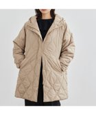 【バンヤードストーム/BARNYARDSTORM】のUNIVERSAL OVERALL別注 / フーディーキルトコート 人気、トレンドファッション・服の通販 founy(ファニー) ファッション Fashion レディースファッション Fashion for Women アウター Coat / Outerwear Collection コート・ロングコート・ピーコート Long Coats, Peacoats & More 軽量 Lightweight, Ultra Light 定番 Standard, Basic Item バランス Balance, Style Balance プリーツ Pleats, Pleated ボックス Boxy, Box Shape 別注 Limited Edition, Custom Order ミドル Middle Length, Mid Height ワーク Workwear, Utility Style thumbnail ベージュ55|ID: prp329100004796026 ipo3291000000034795961