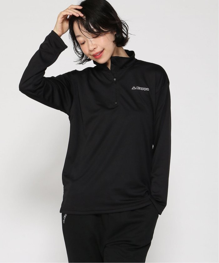 【ニッキー/nikki】のKappa/長袖ハーフジップシャツ インテリア・キッズ・メンズ・レディースファッション・服の通販 founy(ファニー) https://founy.com/ ファッション Fashion レディースファッション Fashion for Women トップス・カットソー Cut & Sew Tops シャツ・ブラウス・オフィスカジュアル Elegant Blouses & Button-Ups リラックス Relax, Relaxed Fit 長袖 Long Sleeve, Full Sleeve |ID: prp329100004796042 ipo3291000000034796052