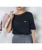 【フリークスストア/FREAK'S STORE】のゴールドプレート 5分袖Tシャツ 25SS 人気、トレンドファッション・服の通販 founy(ファニー) ファッション Fashion レディースファッション Fashion for Women トップス・カットソー Cut & Sew Tops シャツ・ブラウス・オフィスカジュアル Elegant Blouses & Button-Ups ロングTシャツ・Tシャツ Longline T-Shirts & Tees 2025年 2025 2025春夏・S/S Spring/Summer 2025 SS25 おすすめ Recommended / Our Picks シンプル Simple, Minimal プレート Plate, Dish 夏 Summer 定番 Standard, Basic Item S/S・春夏 SS, Spring/Summer, Warm Season thumbnail ブラック|ID: prp329100004796044 ipo3291000000034796062