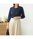 【アー ヴェー ヴェー/a.v.v】のハートネックチュニックカットソー ネイビー|ID: prp329100004796047 ipo3291000000034796077