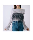 【セルフィスト/SELFIST】の【2点セット】フリルオフショルカットソー*フリルビスチェ グレー|ID: prp329100004796048 ipo3291000000034796083