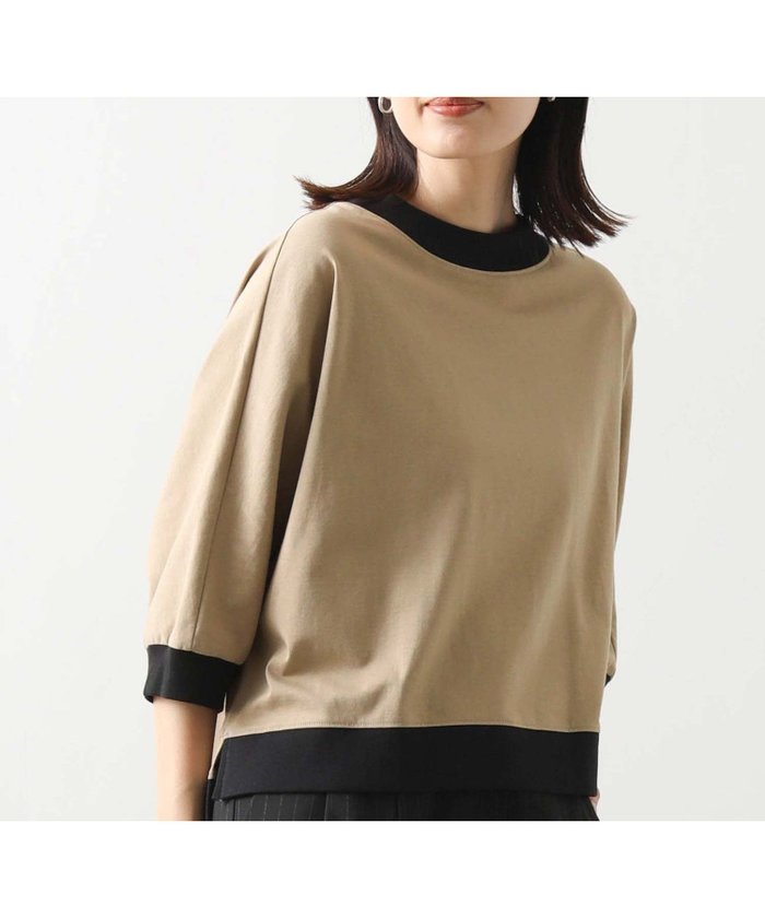 【グレディブリリアン/Gready Brilliant】のバイカラードルマン7分袖プルオーバー インテリア・キッズ・メンズ・レディースファッション・服の通販 founy(ファニー) https://founy.com/ ファッション Fashion レディースファッション Fashion for Women トップス・カットソー Cut & Sew Tops カジュアルプルオーバー・ニットトップス Pullovers & Knit Tops / Casual Pullovers コスチューム Costume, Outfit エレガント 上品 Elegant 日本製 Made In Japan |ID: prp329100004796056 ipo3291000000034796111