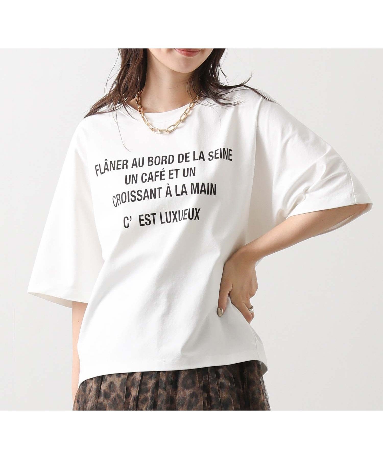 【グレディブリリアン/Gready Brilliant】のFLANER5分袖Tシャツ インテリア・キッズ・メンズ・レディースファッション・服の通販 founy(ファニー) 　ファッション　Fashion　レディースファッション　Fashion for Women　トップス・カットソー　Cut & Sew Tops　シャツ・ブラウス・オフィスカジュアル　Elegant Blouses & Button-Ups　ロングTシャツ・Tシャツ　Longline T-Shirts & Tees　おすすめ　Recommended / Our Picks　インナー　Innerwear　ストレッチ　Stretch, Stretchy Fabric　バランス　Balance, Style Balance　OFF|ID: prp329100004796060 ipo3291000000034796132