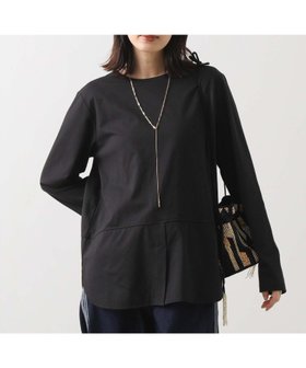 【グレディブリリアン/Gready Brilliant】の裾シャツデザインロングスリーブトップス 人気、トレンドファッション・服の通販 founy(ファニー) ファッション Fashion レディースファッション Fashion for Women トップス・カットソー Cut & Sew Tops シャツ・ブラウス・オフィスカジュアル Elegant Blouses & Button-Ups インナー Innerwear シルケット Silket, Silky Cotton スリット Slit, Slit Detail ベーシック Basic, Essential エレガント 上品 Elegant |ID:prp329100004796062