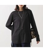 【グレディブリリアン/Gready Brilliant】の裾シャツデザインロングスリーブトップス 人気、トレンドファッション・服の通販 founy(ファニー) ファッション Fashion レディースファッション Fashion for Women トップス・カットソー Cut & Sew Tops シャツ・ブラウス・オフィスカジュアル Elegant Blouses & Button-Ups インナー Innerwear シルケット Silket, Silky Cotton スリット Slit, Slit Detail ベーシック Basic, Essential エレガント 上品 Elegant thumbnail BLK|ID: prp329100004796062 ipo3291000000034796135