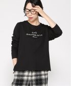 【グレディブリリアン/Gready Brilliant】のGready Brilliant/2_Foretトリケアフル 人気、トレンドファッション・服の通販 founy(ファニー) ファッション Fashion レディースファッション Fashion for Women カットソー Cut and Sewn Top トリプル Triple, Three Layers プリント Print, Printed Pattern エレガント 上品 Elegant thumbnail BLK|ID: prp329100004796067 ipo3291000000034796154