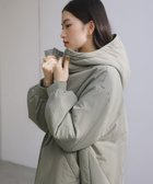 【アンドミー/andme】のナイロン オーバーサイズ モンスターパーカー ライトカーキ|ID: prp329100004796089 ipo3291000000034796239