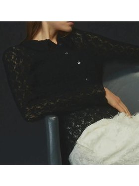 【ヴァン/Vin】のフラワーレースポロシャツ 人気、トレンドファッション・服の通販 founy(ファニー) ファッション Fashion レディースファッション Fashion for Women トップス・カットソー Cut & Sew Tops シャツ・ブラウス・オフィスカジュアル Elegant Blouses & Button-Ups ポロシャツ・きれいめカジュアル Smart-Casual Polo Tops レース Lace, Lace Fabric |ID:prp329100004796095