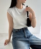 【アンドミー/andme】のテレコリブ クルーネック フレンチスリーブ Tシャツ オフホワイト|ID: prp329100004796099 ipo3291000000034796299