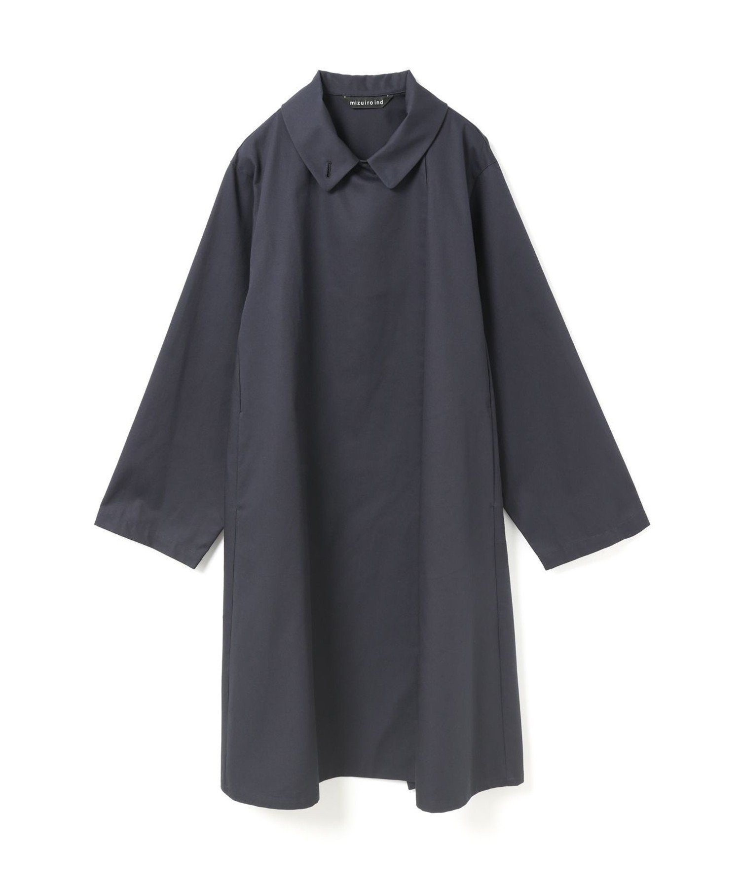 【マーコート/MARcourt】のmizuiro ind トレンチライクコート インテリア・キッズ・メンズ・レディースファッション・服の通販 founy(ファニー) 　ファッション　Fashion　レディースファッション　Fashion for Women　アウター　Coat / Outerwear Collection　コート・ロングコート・ピーコート　Long Coats, Peacoats & More　シンプル　Simple, Minimal　ベーシック　Basic, Essential　ポケット　Pocket, Pocket Detail　人気　Popular, Best Seller　今季　This Season, Current Season　無地　Plain, Solid Color　長袖　Long Sleeve, Full Sleeve　ネイビー|ID: prp329100004796101 ipo3291000000035097950