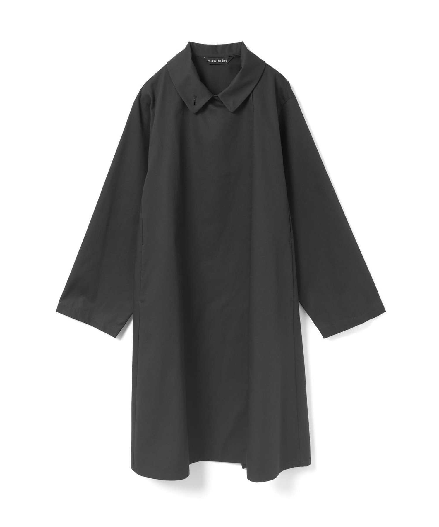 【マーコート/MARcourt】のmizuiro ind トレンチライクコート インテリア・キッズ・メンズ・レディースファッション・服の通販 founy(ファニー) 　ファッション　Fashion　レディースファッション　Fashion for Women　アウター　Coat / Outerwear Collection　コート・ロングコート・ピーコート　Long Coats, Peacoats & More　シンプル　Simple, Minimal　ベーシック　Basic, Essential　ポケット　Pocket, Pocket Detail　人気　Popular, Best Seller　今季　This Season, Current Season　無地　Plain, Solid Color　長袖　Long Sleeve, Full Sleeve　ブラック|ID: prp329100004796101 ipo3291000000035097951