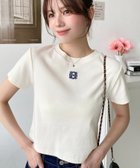 【モーメントプラス/moment+ / MEN】のワンポイント 刺繍 チビTシャツ ナチュラル|ID: prp329100004796106 ipo3291000000034796337