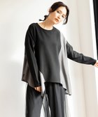 【オズモーシス/OSMOSIS】のアシンメトリー切替フレアープルオーバー 人気、トレンドファッション・服の通販 founy(ファニー) ファッション Fashion レディースファッション Fashion for Women トップス・カットソー Cut & Sew Tops カジュアルプルオーバー・ニットトップス Pullovers & Knit Tops / Casual Pullovers アシンメトリー Asymmetrical Style カットソー Cut and Sewn Top フレア Flare, Flared 再入荷 Restock / Back in Stock 切替 Switching, Contrast Panel A/W・秋冬 Autumn/Winter thumbnail GRAY|ID: prp329100004796115 ipo3291000000034796389