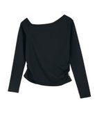 【ジュリエ/Julier】のEcocoアシンメトリーロングスリーブプルオーバー 人気、トレンドファッション・服の通販 founy(ファニー) ファッション Fashion レディースファッション Fashion for Women トップス・カットソー Cut & Sew Tops カジュアルプルオーバー・ニットトップス Pullovers & Knit Tops / Casual Pullovers アシンメトリー Asymmetrical Style インナー Innerwear ギャザー Gathered, Ruffled コレクション Collection, Seasonal Line 吸水 Absorbent, Quick-Dry ストレッチ Stretch, Stretchy Fabric 人気 Popular, Best Seller 長袖 Long Sleeve, Full Sleeve バランス Balance, Style Balance フィット Fit, Slim Fit 無地 Plain, Solid Color ヨガ Yoga, Yoga Wear ラップ Wrap, Wrap Design ランニング Running, Running Wear, Activewear, Jogging リラックス Relax, Relaxed Fit ワーク Workwear, Utility Style エレガント 上品 Elegant thumbnail ブラック|ID: prp329100004796118 ipo3291000000035164643