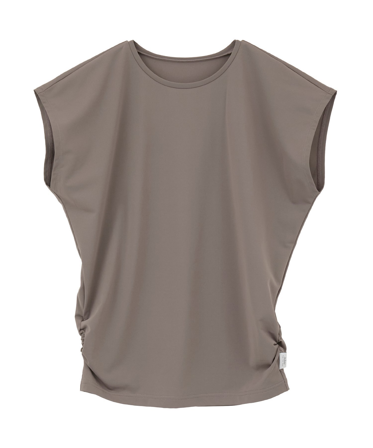 【ジュリエ/Julier】の【定番】Ecocoフレンチスリーブトップス インテリア・キッズ・メンズ・レディースファッション・服の通販 founy(ファニー) ファッション Fashion レディースファッション Fashion for Women トップス・カットソー Cut & Sew Tops ギャザー Gathered, Ruffled コレクション Collection, Seasonal Line 吸水 Absorbent, Quick-Dry シンプル Simple, Minimal ストレッチ Stretch, Stretchy Fabric 定番 Standard, Basic Item 人気 Popular, Best Seller バランス Balance, Style Balance フィット Fit, Slim Fit 半袖 Short Sleeve, Half Sleeve 無地 Plain, Solid Color ヨガ Yoga, Yoga Wear ランニング Running, Running Wear, Activewear, Jogging リラックス Relax, Relaxed Fit ワーク Workwear, Utility Style グレイッシュベージュ|ID: prp329100004796120 ipo3291000000034873219