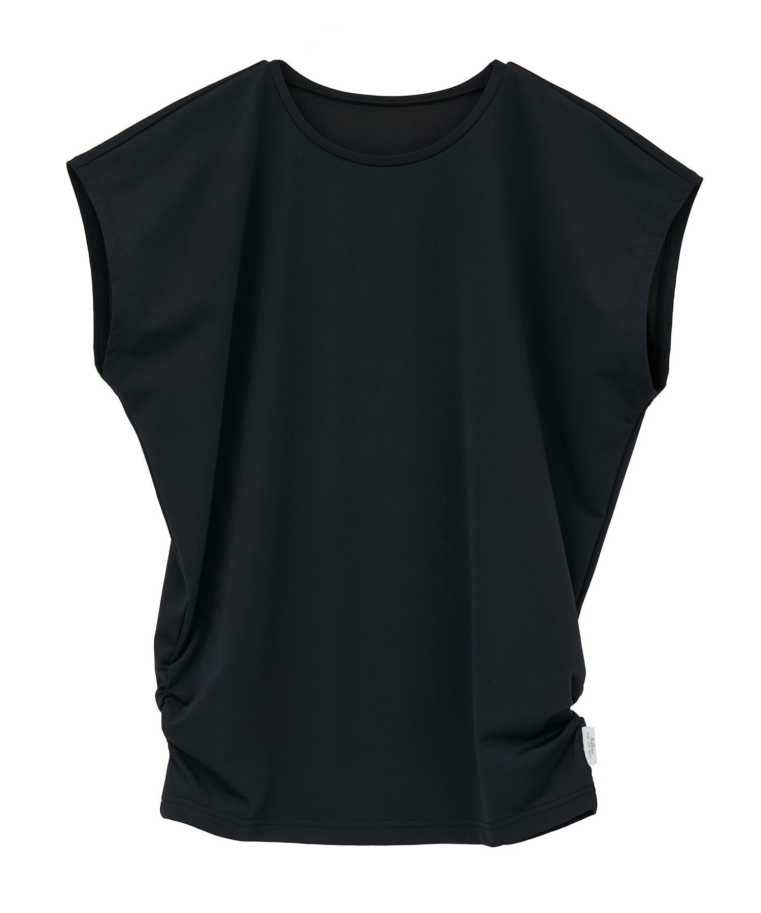 【ジュリエ/Julier】の【定番】Ecocoフレンチスリーブトップス インテリア・キッズ・メンズ・レディースファッション・服の通販 founy(ファニー) ファッション Fashion レディースファッション Fashion for Women トップス・カットソー Cut & Sew Tops ギャザー Gathered, Ruffled コレクション Collection, Seasonal Line 吸水 Absorbent, Quick-Dry シンプル Simple, Minimal ストレッチ Stretch, Stretchy Fabric 定番 Standard, Basic Item 人気 Popular, Best Seller バランス Balance, Style Balance フィット Fit, Slim Fit 半袖 Short Sleeve, Half Sleeve 無地 Plain, Solid Color ヨガ Yoga, Yoga Wear ランニング Running, Running Wear, Activewear, Jogging リラックス Relax, Relaxed Fit ワーク Workwear, Utility Style ブラック|ID: prp329100004796120 ipo3291000000034873220