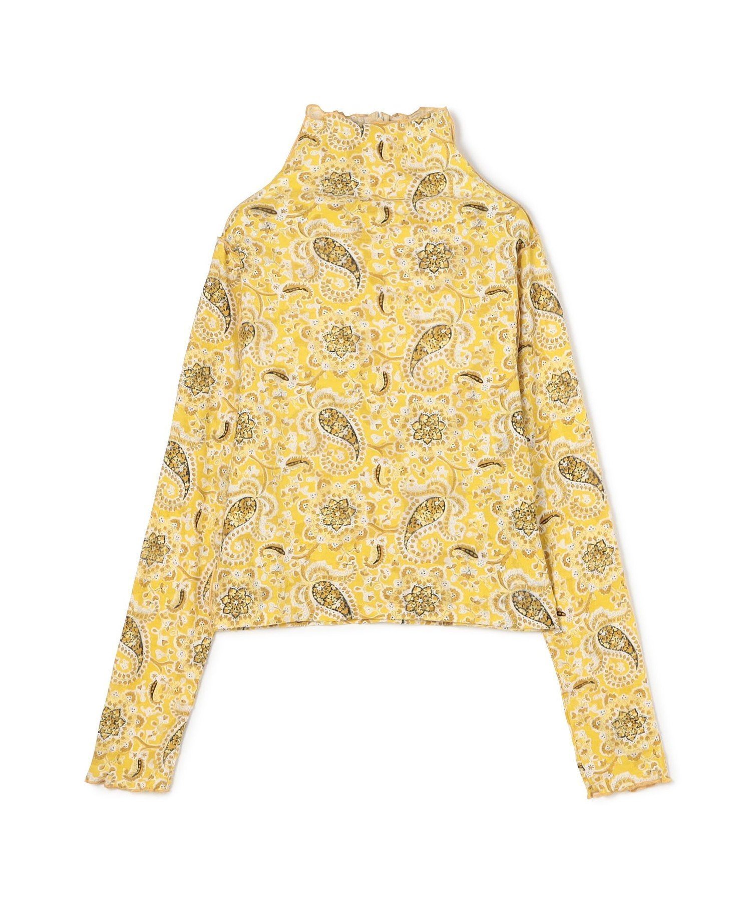 【トゥモローランド/TOMORROWLAND】のポリエステルコットンプリント ボトルネックプルオーバー インテリア・キッズ・メンズ・レディースファッション・服の通販 founy(ファニー) ファッション Fashion レディースファッション Fashion for Women トップス・カットソー Cut & Sew Tops カジュアルプルオーバー・ニットトップス Pullovers & Knit Tops / Casual Pullovers おすすめ Recommended / Our Picks インナー Innerwear カットソー Cut and Sewn Top コンパクト Compact, Small Size タートル Turtleneck, Turtle Collar フィット Fit, Slim Fit プリント Print, Printed Pattern ボトルネック Bottle Neck, Mock Neck 定番 Standard, Basic Item 22 イエロー系|ID: prp329100004796127 ipo3291000000034796431