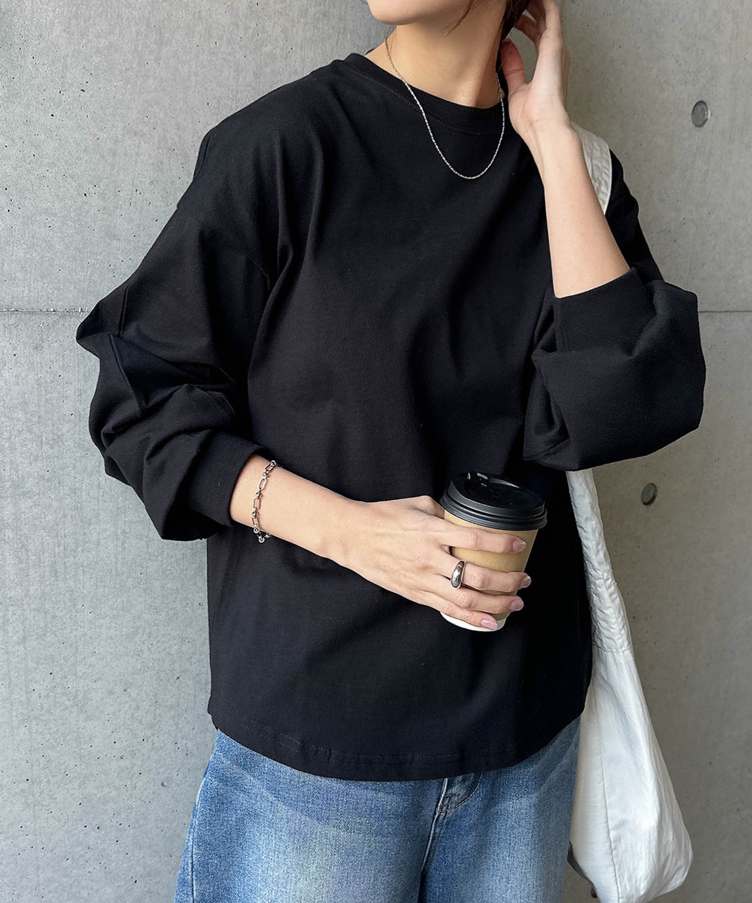 【アンドミー/andme】のタック ボリューム袖 長袖Tシャツ 人気、トレンドファッション・服の通販 founy(ファニー) ファッション Fashion レディースファッション Fashion for Women トップス・カットソー Cut & Sew Tops シャツ・ブラウス・オフィスカジュアル Elegant Blouses & Button-Ups ロングTシャツ・Tシャツ Longline T-Shirts & Tees 人気 Popular, Best Seller 長袖 Long Sleeve, Full Sleeve ボーダー Border, Stripe 無地 Plain, Solid Color ロング Long, Long-Length おすすめ Recommended / Our Picks other-1|ID: prp329100004796229 ipo3291000000034797307