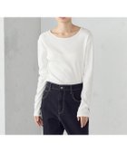 【コムサイズム/COMME CA ISM】の吸湿発熱 クルーネックTシャツ 人気、トレンドファッション・服の通販 founy(ファニー) ファッション Fashion レディースファッション Fashion for Women トップス・カットソー Cut & Sew Tops シャツ・ブラウス・オフィスカジュアル Elegant Blouses & Button-Ups ロングTシャツ・Tシャツ Longline T-Shirts & Tees インナー Innerwear コンパクト Compact, Small Size シンプル Simple, Minimal バランス Balance, Style Balance ヨーク Yoke, Yoke Design 切替 Switching, Contrast Panel thumbnail ホワイト|ID: prp329100004796243 ipo3291000000035140030