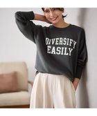 【エニー/ANY】の【洗濯機可】裏起毛スウェットロゴプルオーバー チャコール[004]|ID: prp329100004796244 ipo3291000000034797439