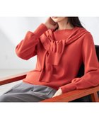 【アー ヴェー ヴェー/a.v.v】の【洗える】ボートネックパフスリーブニット【アンサンブル対応】 オレンジ|ID: prp329100004796255 ipo3291000000034797556