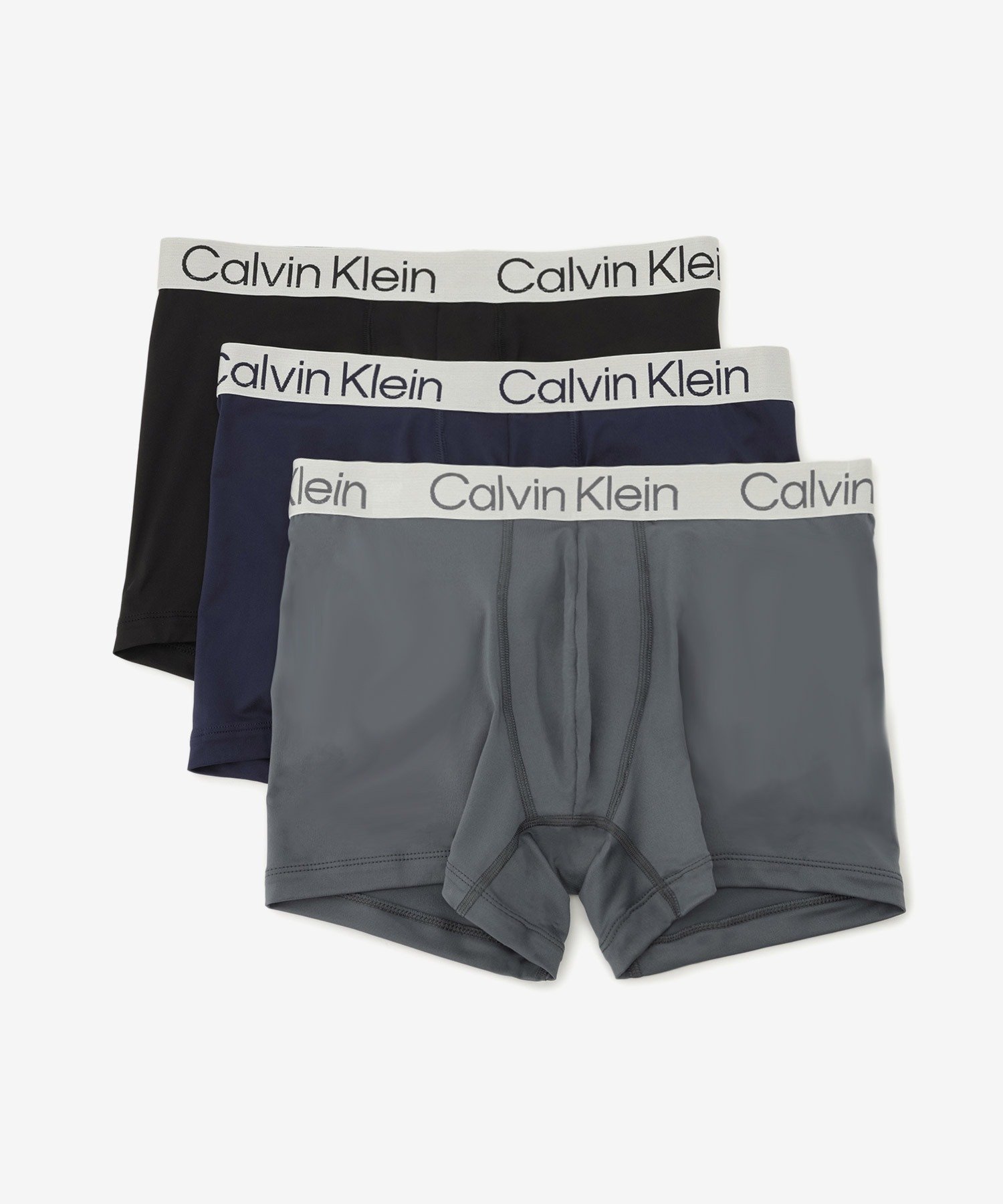 【カルバンクライン/Calvin Klein / MEN】の【公式ショップ】 カルバンクライン クロマティック ボクサーパンツ 3枚パック Calvin Klein Underwear NP2741O インテリア・キッズ・メンズ・レディースファッション・服の通販 founy(ファニー) 　ファッション　Fashion　メンズファッション　Fashion for Men　ボトムス　Bottoms　おすすめ　Recommended / Our Picks　アンダー　Underwear Essentials　ギフト プレゼント　Gift / Present　シンプル　Simple, Minimal　スタイリッシュ　Stylish, Fashionable　フィット　Fit, Slim Fit　フォルム　Silhouette, Form　ベーシック　Basic, Essential　モダン　Modern, Contemporary　Blck/ Pct/ Trbl|ID: prp329100004796282 ipo3291000000034995804