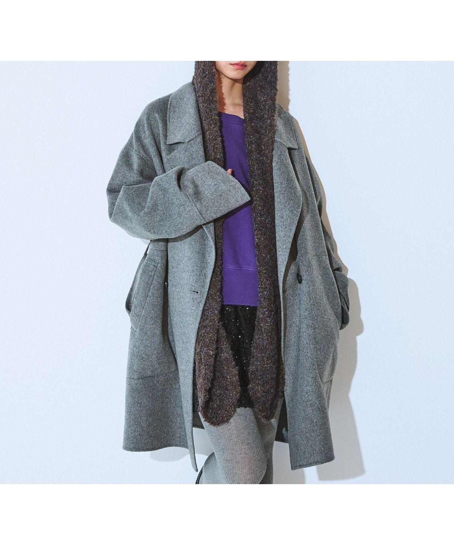 【ジーナシス/JEANASiS】のショートビーバーウールミドルコート 人気、トレンドファッション・服の通販 founy(ファニー) ファッション Fashion レディースファッション Fashion for Women アウター Coat / Outerwear Collection コート・ロングコート・ピーコート Long Coats, Peacoats & More インナー Innerwear ショート Short, Short Length ダウン Down, Puffer ベーシック Basic, Essential ボトム Bottoms, Lower Wear ポンチョ Poncho, Cape Style ミドル Middle Length, Mid Height ワイド Wide, Wide Fit 冬 Winter / This Winter other-1|ID: prp329100004796334 ipo3291000000034798155