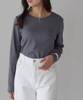 【リラクロ/relaclo】のmitis/スムースクルーネックロンT 人気、トレンドファッション・服の通販 founy(ファニー) ファッション Fashion レディースファッション Fashion for Women トップス・カットソー Cut & Sew Tops ロングTシャツ・Tシャツ Longline T-Shirts & Tees スリーブ Sleeve, Long Sleeve / Short Sleeve テクスチャー Texture, Textured Fabric ベーシック Basic, Essential ロング Long, Long-Length |ID:prp329100004796335