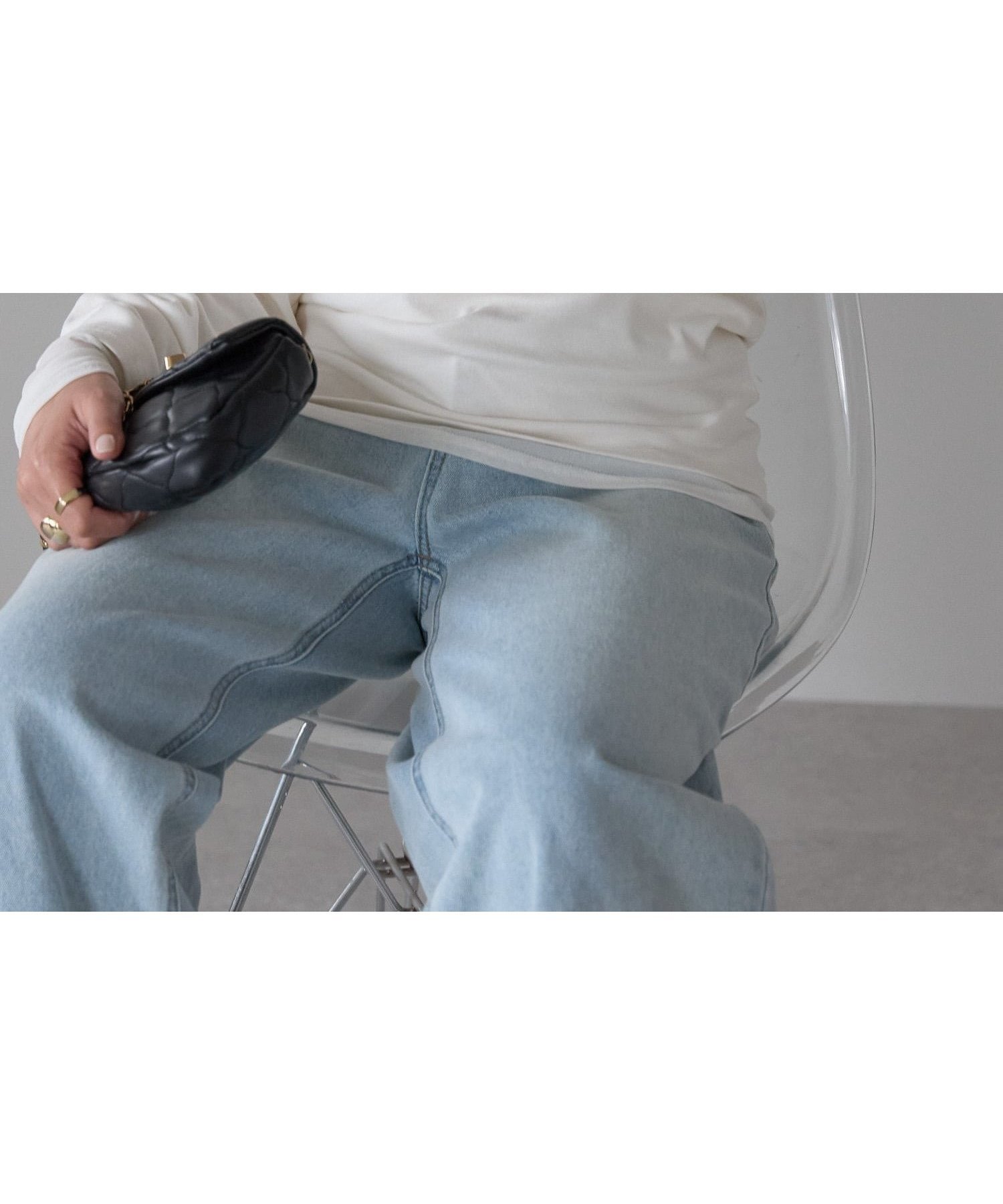 【リラクロ/relaclo】のmitis/スムースクルーネックロンT インテリア・キッズ・メンズ・レディースファッション・服の通販 founy(ファニー) ファッション Fashion レディースファッション Fashion for Women トップス・カットソー Cut & Sew Tops ロングTシャツ・Tシャツ Longline T-Shirts & Tees スリーブ Sleeve, Long Sleeve / Short Sleeve テクスチャー Texture, Textured Fabric ベーシック Basic, Essential ロング Long, Long-Length ホワイト|ID: prp329100004796335 ipo3291000000034798163