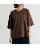 【スタディオ クリップ/studio CLIP】の【接触冷感】ワイドスリーブTシャツ 人気、トレンドファッション・服の通販 founy(ファニー) ファッション Fashion レディースファッション Fashion for Women トップス・カットソー Cut & Sew Tops シャツ・ブラウス・オフィスカジュアル Elegant Blouses & Button-Ups ロングTシャツ・Tシャツ Longline T-Shirts & Tees おすすめ Recommended / Our Picks カットソー Cut and Sewn Top シンプル Simple, Minimal スリーブ Sleeve, Long Sleeve / Short Sleeve ビスチェ Bustier, Corset Top ベスト Vest, Waistcoat ベーシック Basic, Essential ボトム Bottoms, Lower Wear ワイド Wide, Wide Fit 半袖 Short Sleeve, Half Sleeve 秋 Autumn thumbnail ブラウン50|ID: prp329100004796345 ipo3291000000034913769