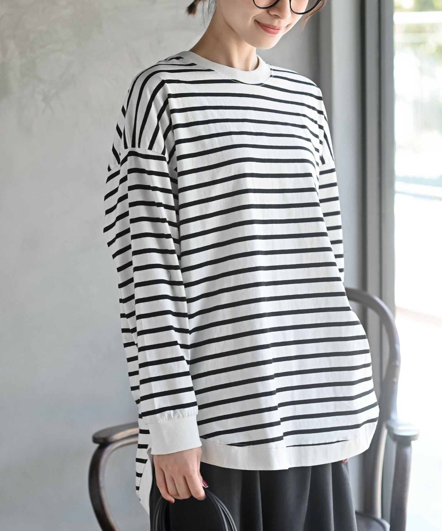 【アールピーエス/rps】のBACKヘンリーロンT インテリア・キッズ・メンズ・レディースファッション・服の通販 founy(ファニー) 　ファッション　Fashion　レディースファッション　Fashion for Women　トップス・カットソー　Cut & Sew Tops　ロングTシャツ・Tシャツ　Longline T-Shirts & Tees　エレガント 上品　Elegant　再入荷　Restock / Back in Stock　アイボリー|ID: prp329100004796356 ipo3291000000035129920