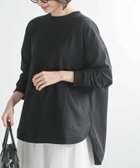 【アールピーエス/rps】のBACKヘンリーロンT 人気、トレンドファッション・服の通販 founy(ファニー) ファッション Fashion レディースファッション Fashion for Women トップス・カットソー Cut & Sew Tops ロングTシャツ・Tシャツ Longline T-Shirts & Tees エレガント 上品 Elegant 再入荷 Restock / Back in Stock thumbnail ブラック|ID: prp329100004796356 ipo3291000000035129922