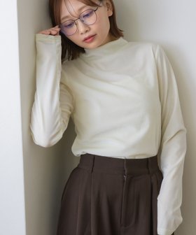 【レトロガール/RETRO GIRL】のベロアハイネックトップス 人気、トレンドファッション・服の通販 founy(ファニー) ファッション Fashion レディースファッション Fashion for Women トップス・カットソー Cut & Sew Tops ベロアトップス Velour Tops / Velvet-Look Items おすすめ Recommended / Our Picks イエロー Yellow インナー Innerwear ジャケット Jacket, Outerwear トレンド Trend, Trending Now ハイネック High Neck, Mock Neck ベスト Vest, Waistcoat ベロア Velour, Soft Velvet ベーシック Basic, Essential マフラー Scarf, Muffler A/W・秋冬 Autumn/Winter |ID:prp329100004796372