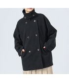 【ビームス ハート/BEAMS HEART】のミドル スタンド コート 人気、トレンドファッション・服の通販 founy(ファニー) ファッション Fashion レディースファッション Fashion for Women アウター Coat / Outerwear Collection コート・ロングコート・ピーコート Long Coats, Peacoats & More ショート Short, Short Length スタンド Stand Collar, Upright Stand スラックス Slacks, Dress Pants デニム Denim, Jeans Material ミドル Middle Length, Mid Height エレガント 上品 Elegant thumbnail BLACK|ID: prp329100004796378 ipo3291000000034798578