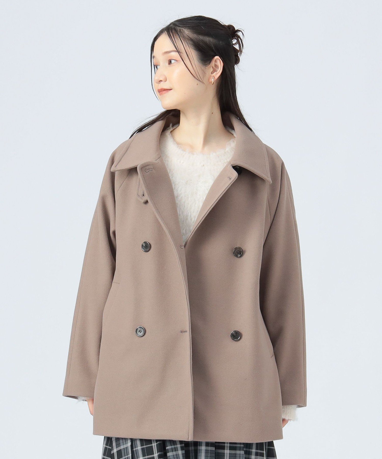 【ビームス ハート/BEAMS HEART】のミドル スタンド コート インテリア・キッズ・メンズ・レディースファッション・服の通販 founy(ファニー) 　ファッション　Fashion　レディースファッション　Fashion for Women　アウター　Coat / Outerwear Collection　コート・ロングコート・ピーコート　Long Coats, Peacoats & More　ショート　Short, Short Length　スタンド　Stand Collar, Upright Stand　スラックス　Slacks, Dress Pants　デニム　Denim, Jeans Material　ミドル　Middle Length, Mid Height　エレガント 上品　Elegant　MOCHA|ID: prp329100004796378 ipo3291000000034798579