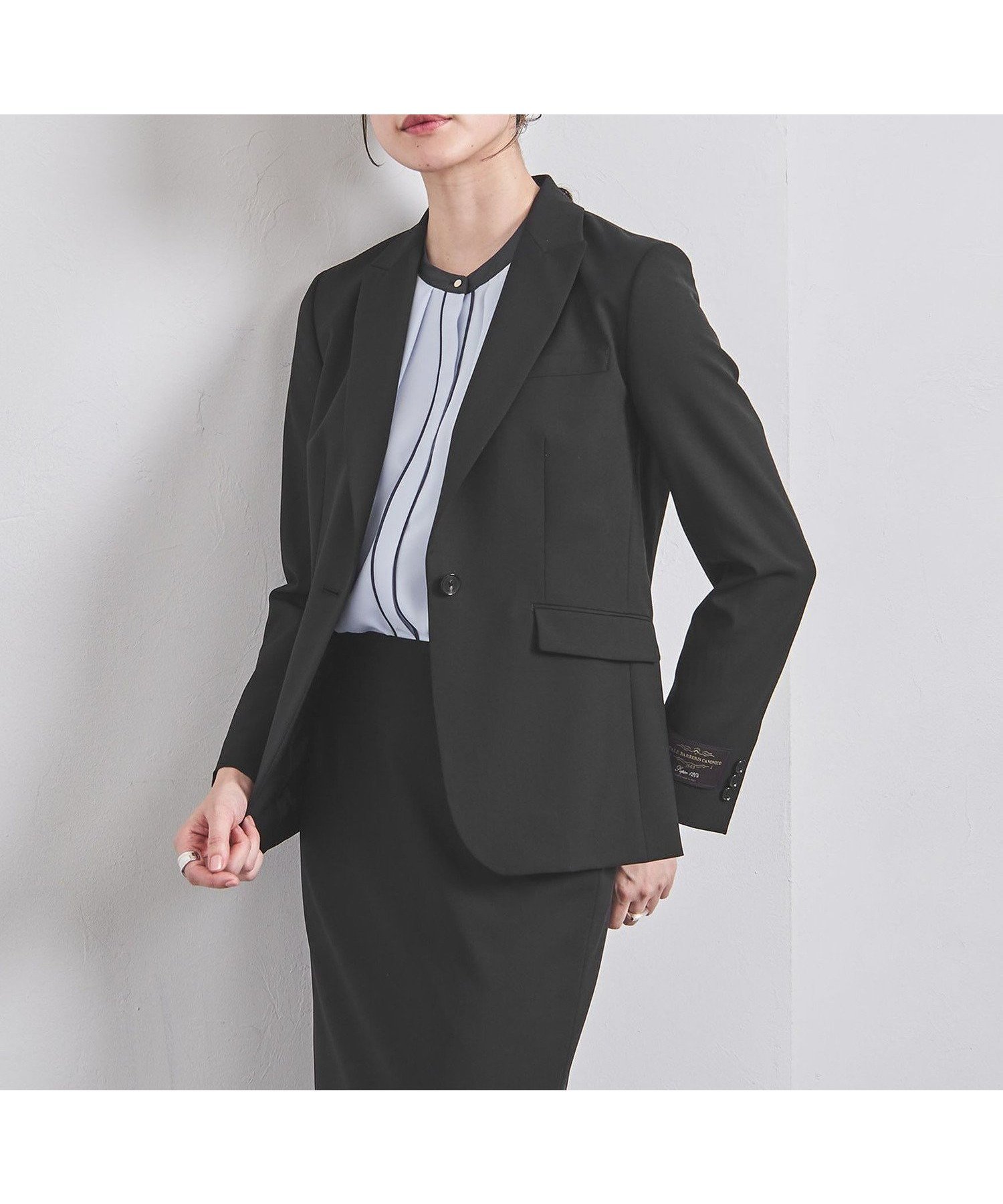 【ユナイテッドアローズ/UNITED ARROWS】のCANONICO テーラードジャケット インテリア・キッズ・メンズ・レディースファッション・服の通販 founy(ファニー) ファッション Fashion レディースファッション Fashion for Women アウター Coat / Outerwear Collection レディースジャケット・軽アウター Jackets テーラードジャケット / 通勤・きれいめスタイル Tailored Jackets & Blazers イタリア Italy コンパクト Compact, Small Size シェイプ Shape, Slim Fit ジャケット Jacket, Outerwear セットアップ Set-Up, Coordinated Outfit アウトレット Outlet / Clearance おすすめ Recommended / Our Picks 夏 Summer エレガント 上品 Elegant BLACK|ID: prp329100004796395 ipo3291000000034881029