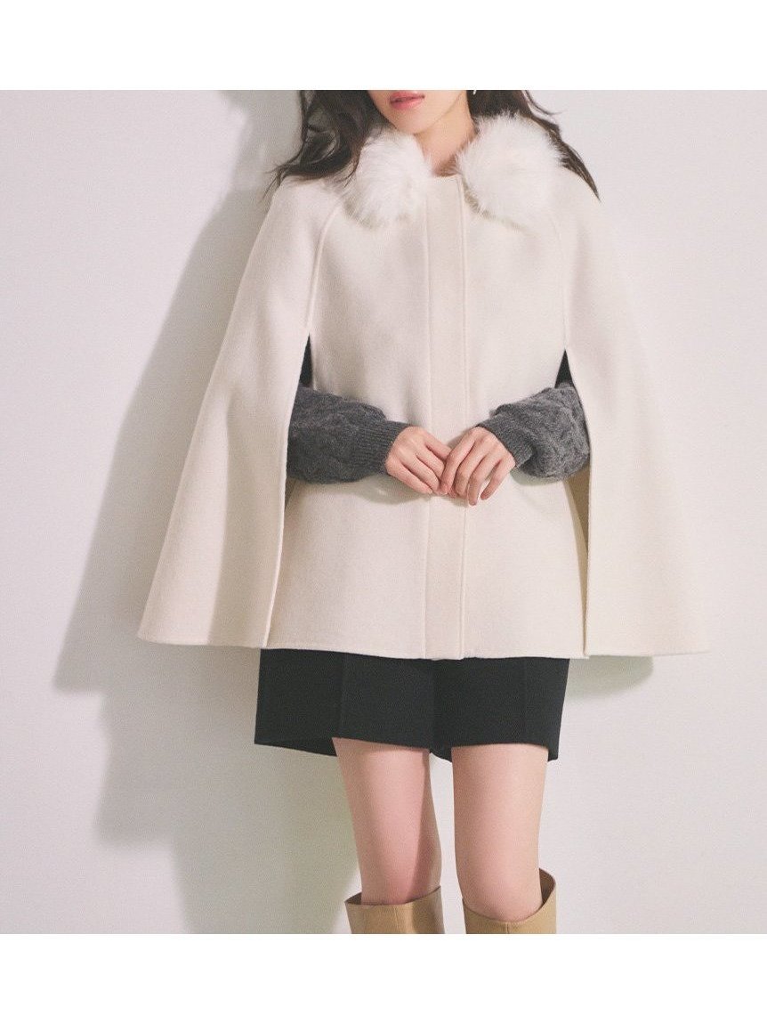 【セルフォード/CELFORD】のファーティペットケープ インテリア・キッズ・メンズ・レディースファッション・服の通販 founy(ファニー) 　ファッション　Fashion　レディースファッション　Fashion for Women　おすすめ　Recommended / Our Picks　ショート　Short, Short Length　ジャケット　Jacket, Outerwear　スマート　Smart, Elegant　フロント　Front, Front Design　ボトム　Bottoms, Lower Wear　IVR[003]|ID: prp329100004796403 ipo3291000000034985409