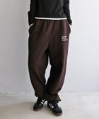 【アンドミー/andme】の裏起毛 ロゴ 刺繍 ANME スウェット パンツ ANME アンメ ブラウン|ID: prp329100004796405 ipo3291000000034798807