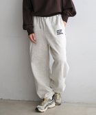 【アンドミー/andme】の裏起毛 ロゴ 刺繍 ANME スウェット パンツ ANME アンメ オートミール杢|ID: prp329100004796405 ipo3291000000034798808