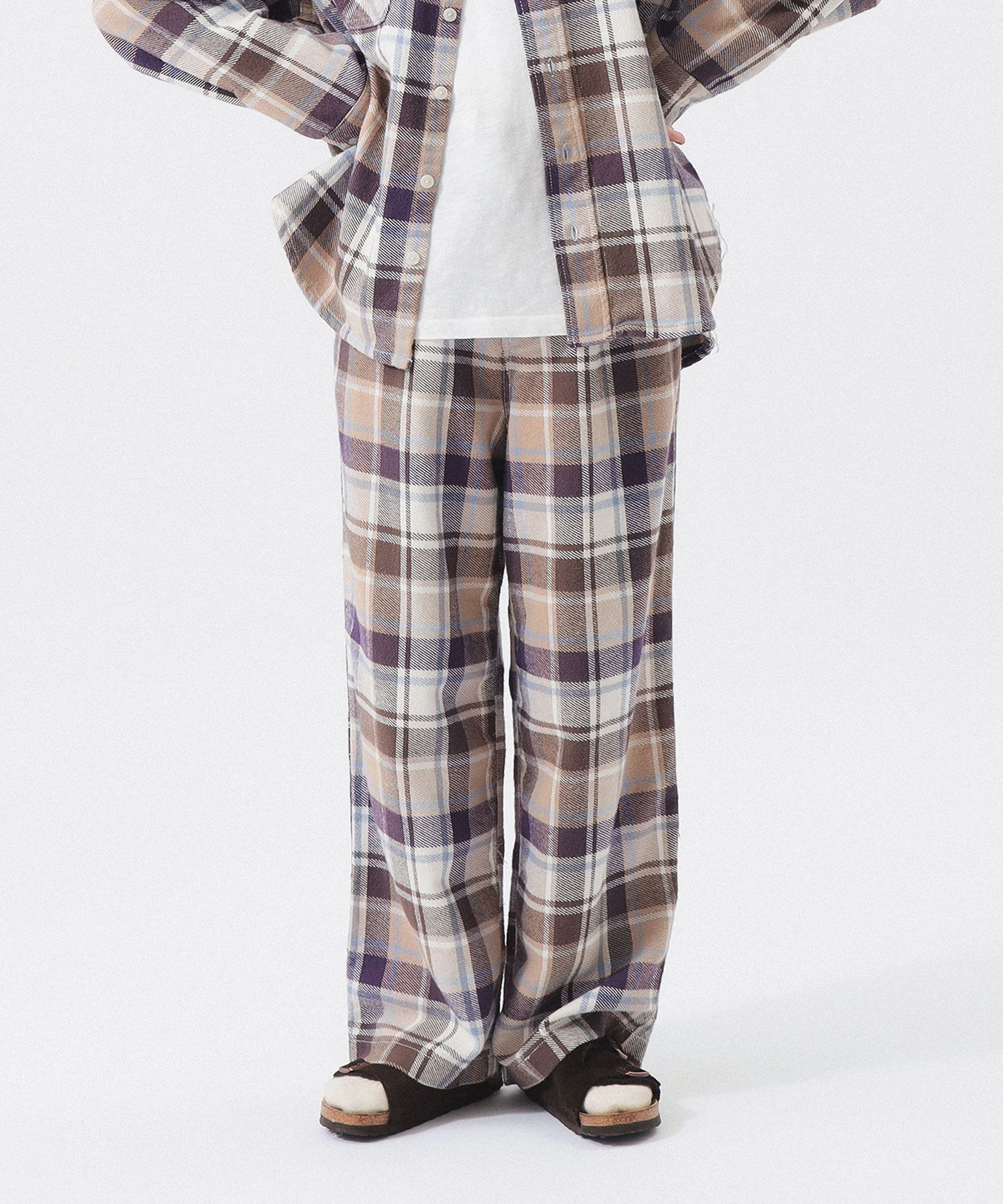 【ビームス ウイメン/BEAMS】の【12/4新規値下げ】ワーク チェック イージーパンツ インテリア・キッズ・メンズ・レディースファッション・服の通販 founy(ファニー) ファッション Fashion レディースファッション Fashion for Women パンツ Pants & Trousers ウェーブ Wavy Pattern カットソー Cut and Sewn Top ジャケット Jacket, Outerwear スウェット / スエット Sweatshirt, Sweatwear ストレート Straight, Straight Cut セットアップ Set-Up, Coordinated Outfit チェック Check, Plaid, Tartan 定番 Standard, Basic Item 人気 Popular, Best Seller ロング Long, Long-Length ワーク Workwear, Utility Style おすすめ Recommended / Our Picks IVORY|ID: prp329100004796406 ipo3291000000034798819