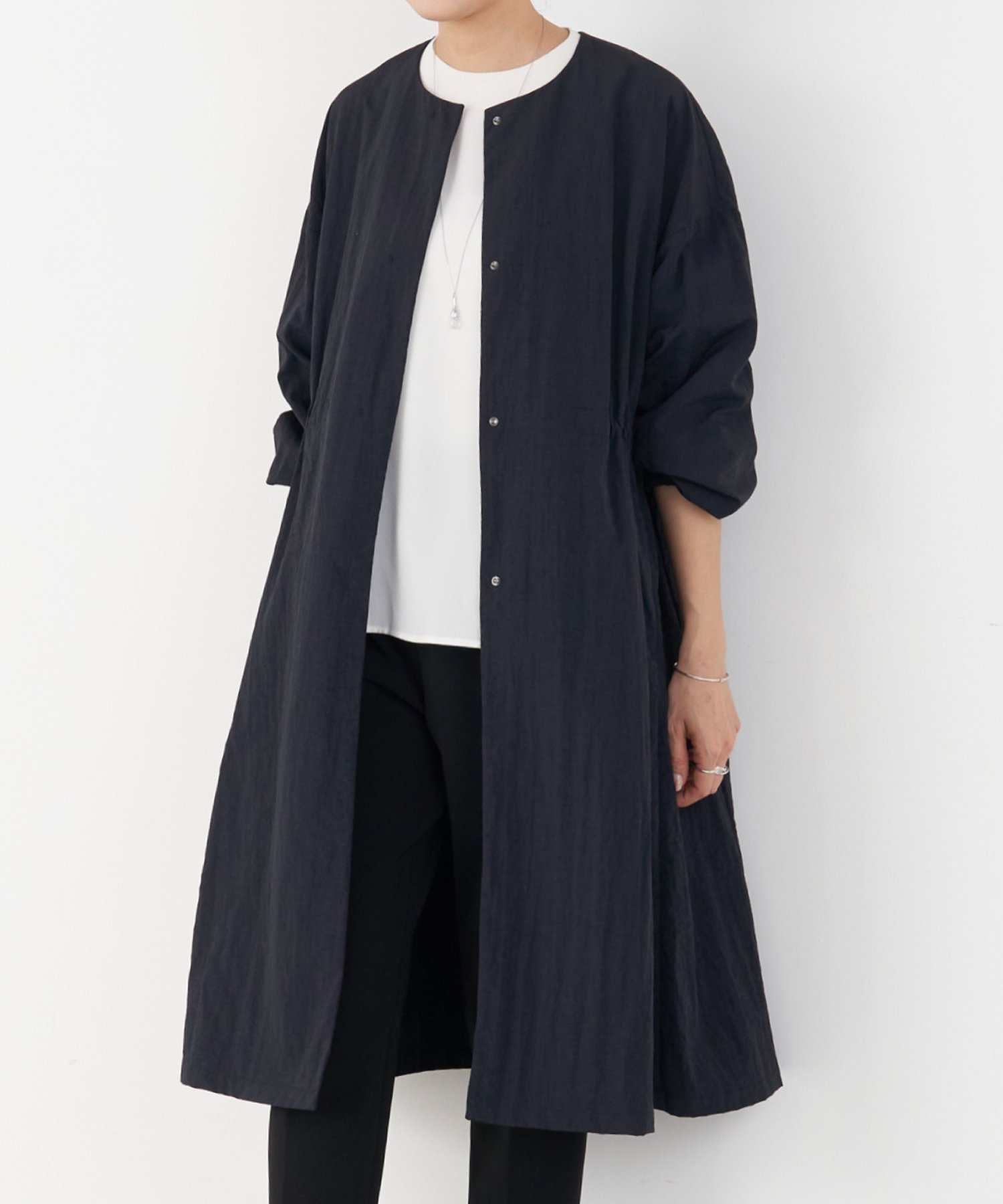 【ビアズリー/BEARDSLEY】のバルーン袖フレアーコート インテリア・キッズ・メンズ・レディースファッション・服の通販 founy(ファニー) ファッション Fashion レディースファッション Fashion for Women アウター Coat / Outerwear Collection コート・ロングコート・ピーコート Long Coats, Peacoats & More 春 Spring 秋 Autumn コンパクト Compact, Small Size 軽量 Lightweight, Ultra Light スニーカー Sneakers, Trainers スリーブ Sleeve, Long Sleeve / Short Sleeve バルーン Balloon, Balloon Silhouette ボトム Bottoms, Lower Wear ワイド Wide, Wide Fit 再入荷 Restock / Back in Stock おすすめ Recommended / Our Picks ビジネス 仕事 通勤 Business / Work / Commuting ブラック|ID: prp329100004796407 ipo3291000000034798832