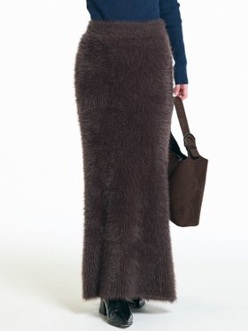 【コカ/COCA】の【新色追加】シャギーニットIラインスカート 人気、トレンドファッション・服の通販 founy(ファニー) ファッション Fashion レディースファッション Fashion for Women スカート Skirts シンプル Simple, Minimal ジャケット Jacket, Outerwear フィット Fit, Slim Fit ポケット Pocket, Pocket Detail モノトーン Monotone, Black and White ロング Long, Long-Length A/W・秋冬 Autumn/Winter エレガント 上品 Elegant 2025年 2025 2025-2026秋冬・A/W Autumn/Winter 2025–26 AW25–26 |ID:prp329100004796435