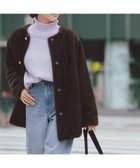 【ナチュラル ビューティー ベーシック/NATURAL BEAUTY BASIC】のフェイクファーノーカラーハーフコート 人気、トレンドファッション・服の通販 founy(ファニー) ファッション Fashion レディースファッション Fashion for Women アウター Coat / Outerwear Collection コート・ロングコート・ピーコート Long Coats, Peacoats & More おすすめ Recommended / Our Picks フェイクファー Faux Fur, Imitation Fur thumbnail ブラウン|ID: prp329100004796451 ipo3291000000034893553