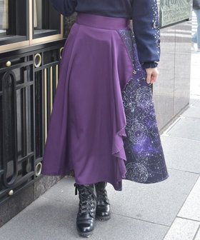 【アクシーズファム/axes femme】のアステリズムフリルスカート 人気、トレンドファッション・服の通販 founy(ファニー) ファッション Fashion レディースファッション Fashion for Women スカート Skirts カーディガン Cardigan, Knitwear チャーム Charm, Pendant レース Lace, Lace Fabric ロング Long, Long-Length ワンポイント One Point, Statement Accent エレガント 上品 Elegant 冬 Winter / This Winter |ID:prp329100004796453