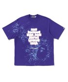 【その他のブランド/Other】のSPRAY PRINT SLOGAN RELAXED FIT TEE PURPLE|ID: prp329100004796466 ipo3291000000034885090