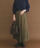 【アイテムズアーバンリサーチ/ITEMS URBAN RESEARCH】のベルト付きプリーツスカート BRN|ID: prp329100004796473 ipo3291000000034905198