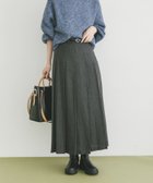 【アイテムズアーバンリサーチ/ITEMS URBAN RESEARCH】のベルト付きプリーツスカート BLK|ID: prp329100004796473 ipo3291000000034905200