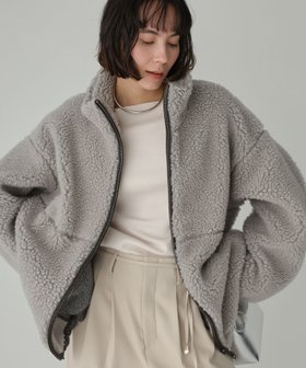 【バビロン/BABYLONE / KIDS】のウールボアブルゾン 人気、トレンドファッション・服の通販 founy(ファニー) ファッション Fashion キッズファッション Fashion for Kids おすすめ Recommended / Our Picks フェミニン Feminine, Girly ブルゾン Blouson, Bomber Jacket エレガント 上品 Elegant 再入荷 Restock / Back in Stock |ID:prp329100004796502