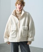 【ビーアパートメント/b apartment / MEN】の「KHA KI / カーキ」STAND COLLAR BOA JACKET 人気、トレンドファッション・服の通販 founy(ファニー) ファッション Fashion メンズファッション Fashion for Men アクリル Acrylic Material カフス Cuff Design ジャケット Jacket, Outerwear スタンド Stand Collar, Upright Stand パイピング Piping, Trim Design フォルム Silhouette, Form ポケット Pocket, Pocket Detail ミリタリー Military, Army Style A/W・秋冬 Autumn/Winter 冬 Winter / This Winter 再入荷 Restock / Back in Stock thumbnail ECRU|ID: prp329100004796504 ipo3291000000035177121